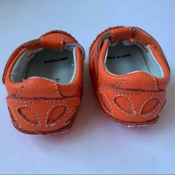 NIB RileyRoos Savannah in Tangerine Baby Shoes Size 3-6 Months Size 3 - 4 - Picture 4 of 11